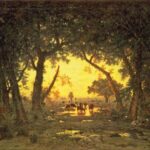 テオドール・ルソーの作品一覧・解説『夕暮れの冬の森』、『フォンテーヌブローの森：朝』