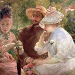 マリー・ブラックモンの作品一覧・解説『日傘を持つ3人の女性』、『セーヴルのテラスにて』